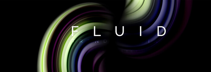 Fluid color motion concept