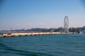 Fototapeta premium Ferris Wheel on a pier