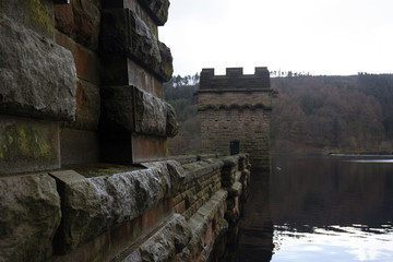 Ladybower reservoir stonework