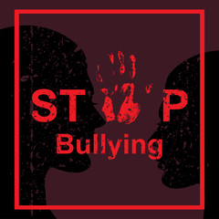 Stop bullying sign