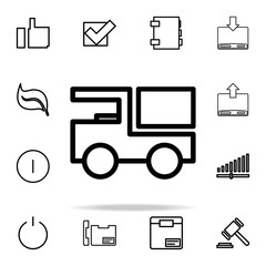 truck icon. web icons universal set for web and mobile