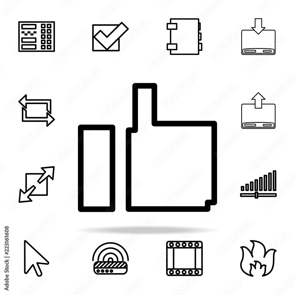 Aufkleber excellent mark icon. web icons universal set for web and mobile