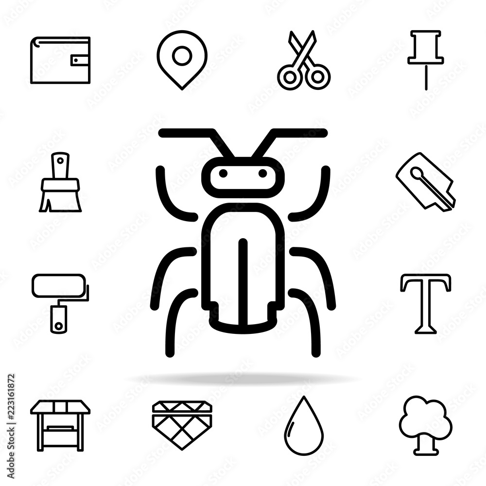 Poster insect icon. web icons universal set for web and mobile
