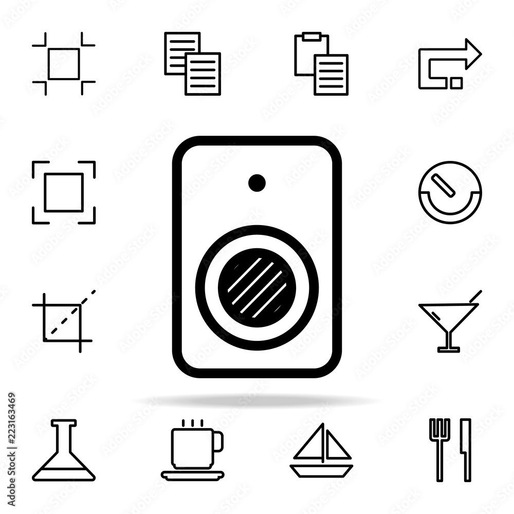 Poster webcam icon. web icons universal set for web and mobile