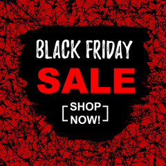 Black friday sale abstract grunge vector background