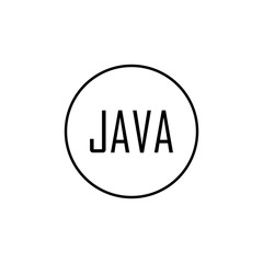 java icon. Element of online and web for mobile concept and web apps icon. Thin line icon for website design and development, app development. Premium icon