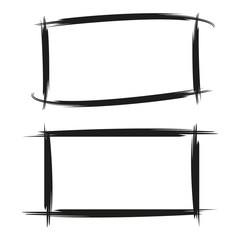 hand drawn blank frames