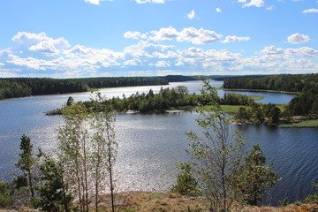 lake in the mountains