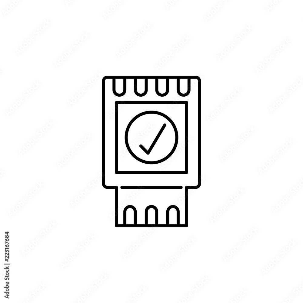 Poster receive payment. element of online shopping icon for mobile concept and web apps. thin line receive 