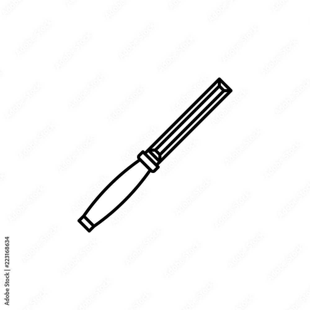 Poster file concept line icon. simple element illustration. file concept outline symbol design from constru