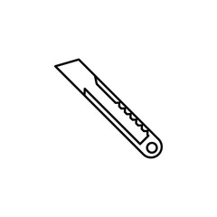 cutter concept line icon. Simple element illustration. cutter concept outline symbol design from construction tool set. Can be used for web and mobile UI/UX