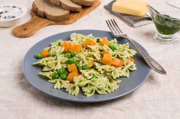 Traditional pasta with vegetables
