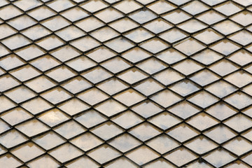 gray monolithic wall cement smooth lattice metal horizontal diamond endless repetition base geometric background
