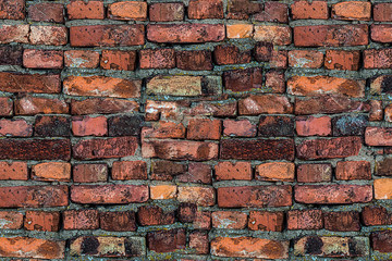 old brick rectangular stone many set urban base horizontal row background pattern part wall fort