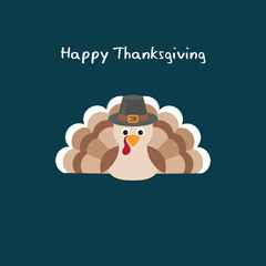 Happy Thanksgiving poster.