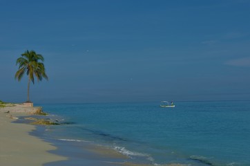 Obraz na płótnie Canvas The beautiful beach of Varadero, Cuba