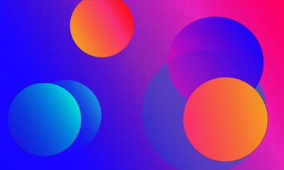 Creative geometric wallpaper. Trendy gradient shapes composition. Eps vector. modern gradient background