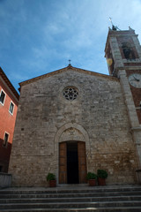 Fototapeta premium San Quirico d'Orcia - Chiesa