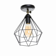 Luminaire with a non-ordinary lamp black