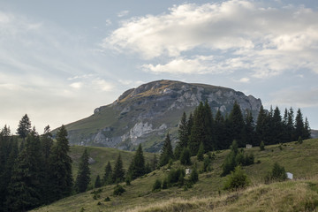 Naklejka premium View from Bucegi mountains, Romania, Bucegi National Park