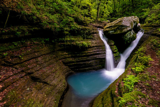 V Slot Waterfall on Bear Creek
