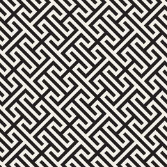 Vector seamless geometric pattern. Simple abstract lines lattice. Repeating elements stylish background