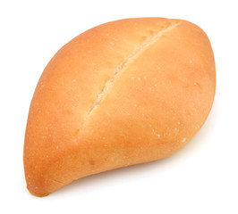 Bread on a white background