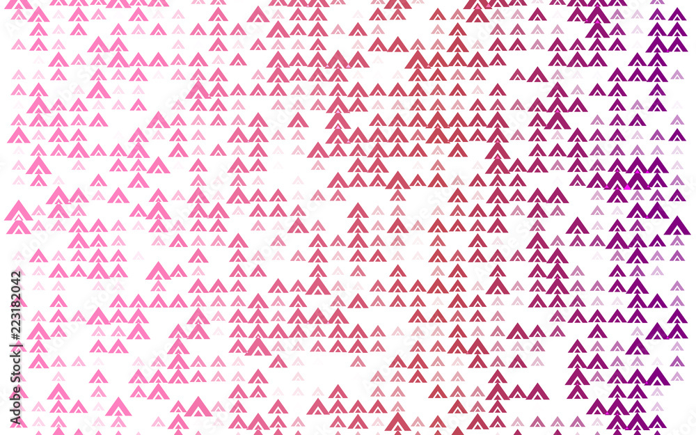 Aufkleber abstract colorful triangles pattern background on white.beautiful shape tile background.