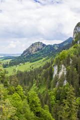 Beautiful view of Schwangau. Beautiful mountains, Bavarian Alps