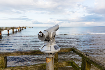 scenic telescope at the baltic seas