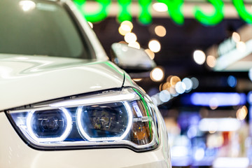 RAYONG - SEPTEMBER 11, 2018 : Bentley The new Flying Spur on display at Rayong Motor Show - on September 11, 2018 in Rayong, Thailand.