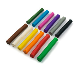 New 12 Color Modeling Clay, Plasticine, Dough, or Doh Sticks