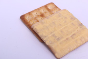 cracker with cheese jam