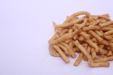 salty stick cracker close up view  V5