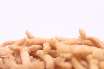 salty stick cracker close up view  V2