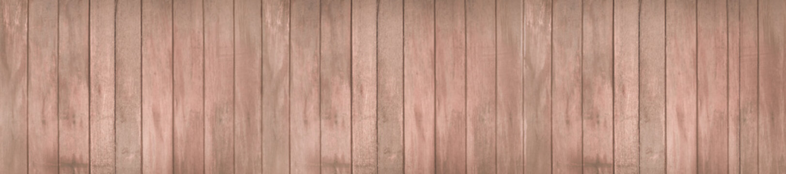 Panorama of old rustic natural grunge brown wood texture free background surface pattern