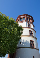 schlossturm, castle tower in dusseldorf, germany