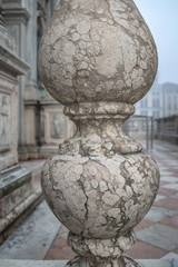 Balustrade Closeup San Marcos Piazza, Venice, Italy