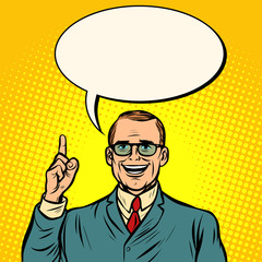 happy businessman. Business Finance