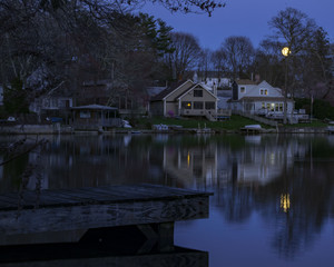 Fototapeta premium house on the lake