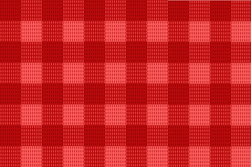 Vector Seamless Pattern, Textile, Red Colorful Background.
