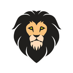Lion Logo Vector Template Design Mascot Illustration Cartoon Icon