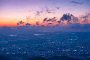 Fototapeta premium 皿倉山展望台夜景