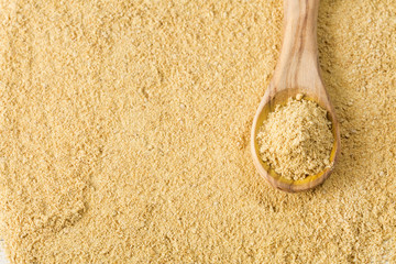 Bio organic ginger powder - Top view