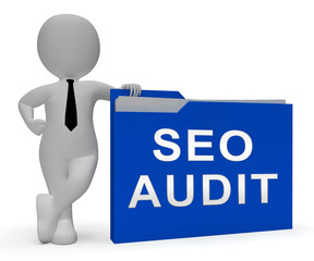 Seo Audit Website Ranking Assessment 3d Rendering