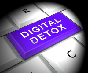 Digital Detox Digital Gadget Cleanse 3d Rendering