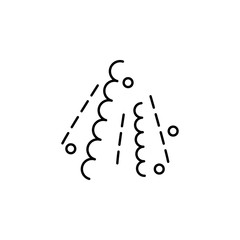 confetti dusk style icon. Element of birthday party in dusk style icon for mobile concept and web apps. Thin line confetti icon can be used for web and mobile