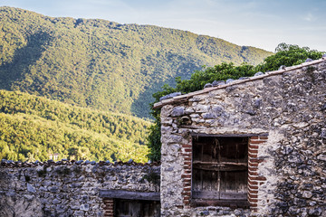 Landscape of Abruzzo (Pereto, Italy)