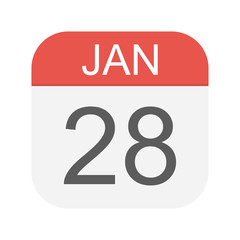 January 28 - Calendar Icon