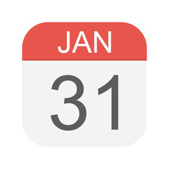 January 31 - Calendar Icon
